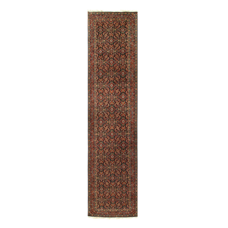 Damask Area Rug in Blue