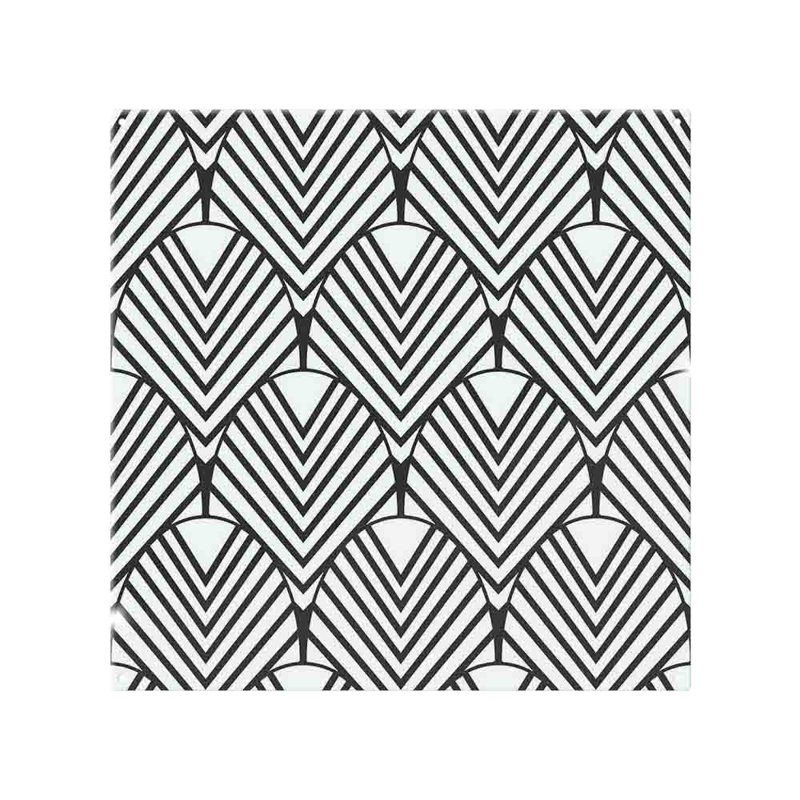 Geometric Decoration Splash Back, 70cm L x 50cm W