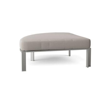 Tivoli Outdoor Teak Ottoman Patio Ottoman