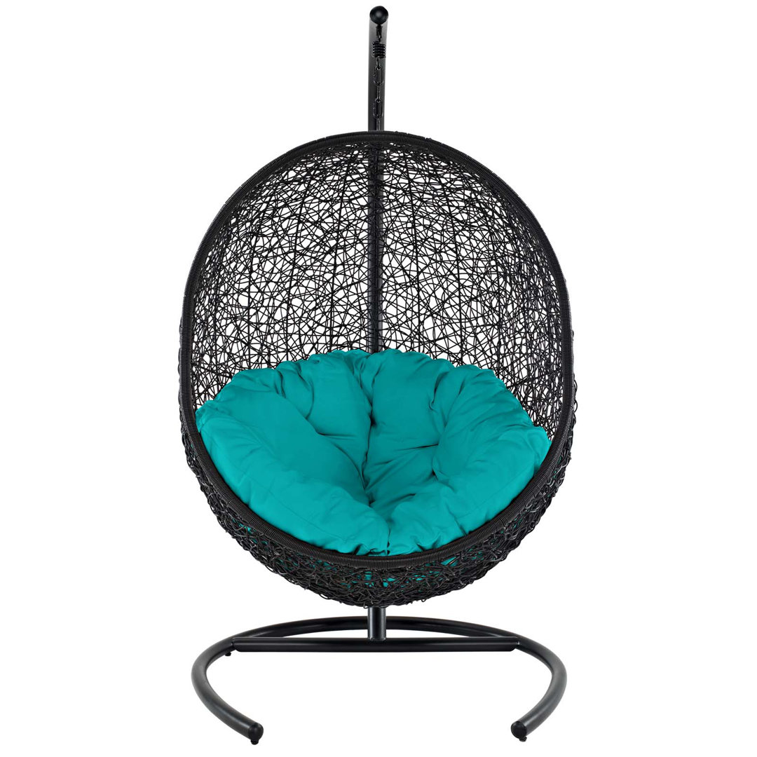 Modway Encase Swing Outdoor Patio Lounge Chair Modway Cushion 