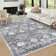 Machine Washable Rug Floral Non Slip Area Rugs for Living Room Bedroom Oriental Rugs Foldable Rugs for Playroom Office Kitchen