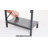 2-Set L-Shaped Computer Desk with Desk Monitor Stand and Side Storage Bag-805839046