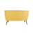 Modern 2-Seat Sofa, Yellow Solid Wood Frame, 55.1 x 31.5 x 27.9 inches | 100% Polyester Fabric, 32 DNS Foam for Comfort | Easy Clean, Stylish Design for Home, Hotel, Rustic & Southwestern Decor-111815234