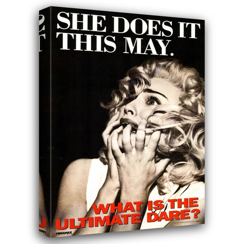Madonna Truth or Dare, 48" H x 32" W