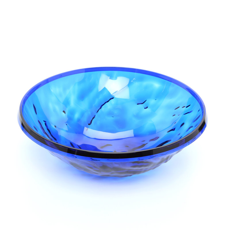Bol décoratif lune, Bleu transparent