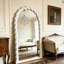 70,87 "miroir en verre arqué blanc-30391705-30391704