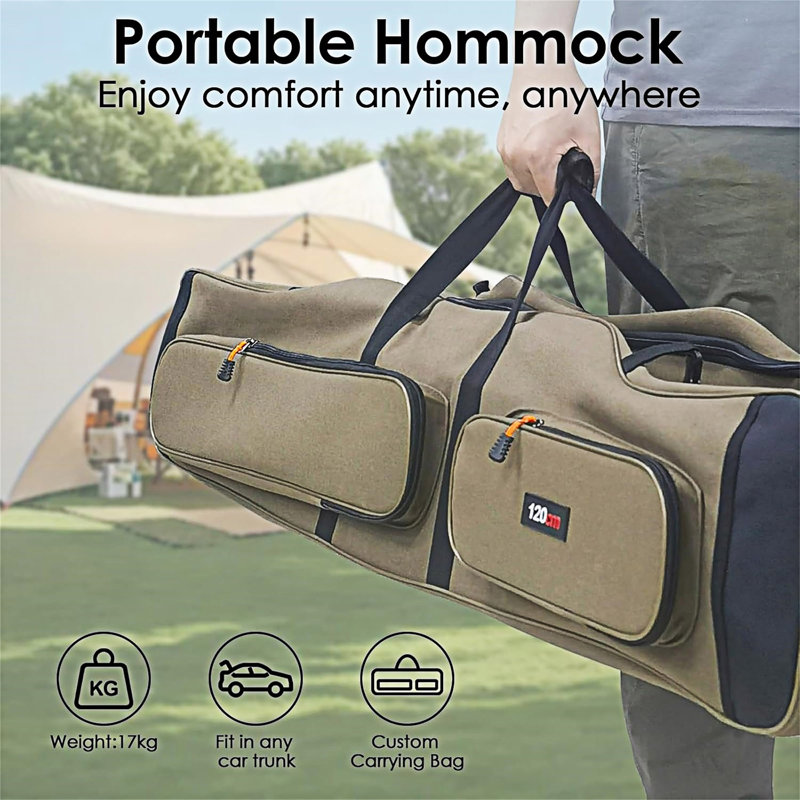 Outdoor/Garden Hammock with Quick-Fold Stand