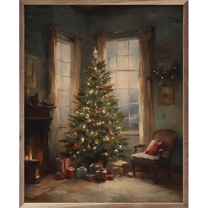 Arbre de Noël simple, H 30 po x l 24 po