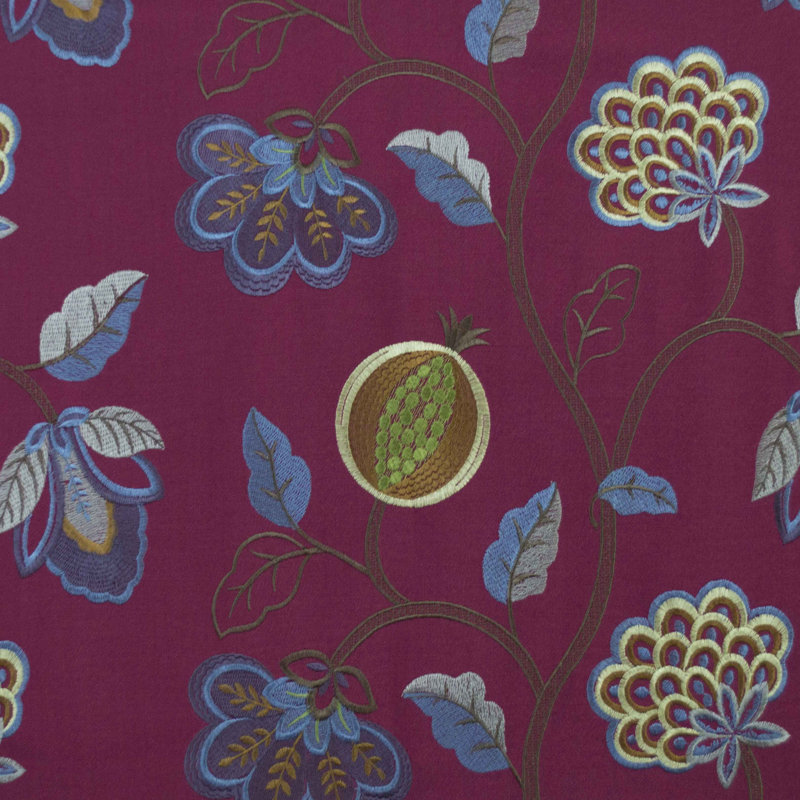 Tissu en lin Starlight, Rubis