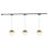 Monae 81-in Gold dimmable LED Trilo Ceiling Kit