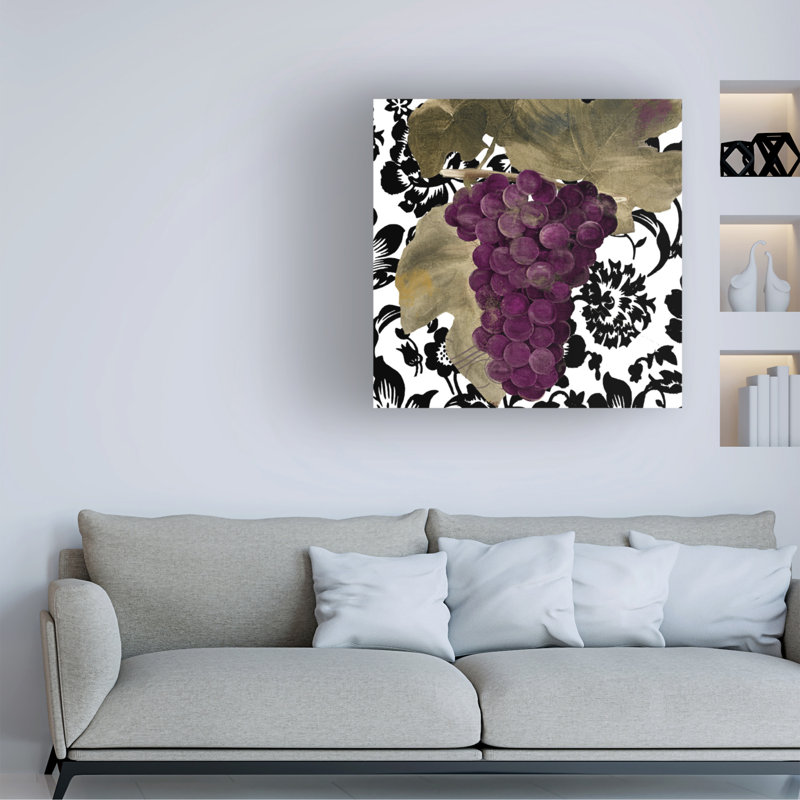 Art sur toile «bolle raisin suzette» I, H 14 po x l 14 po
