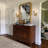 Dimmable Armed Sconce with Prismatic Glass Shade