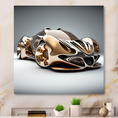 Décoration murale futuriste Bugatti