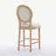 Ensemble de 2 tabourets de bar en bois massif avec tabourets de bar en bois massif