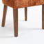 Ensemble de 2 chaises d'appoint rembourrées en tissu de lin campagnard avec structure en bois franc-2146337811