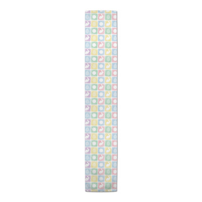 Arujan Rectangle Striped Easter Polyester Table Runner