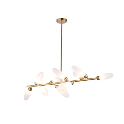 Luminaire suspendu linéaire 10 lumières