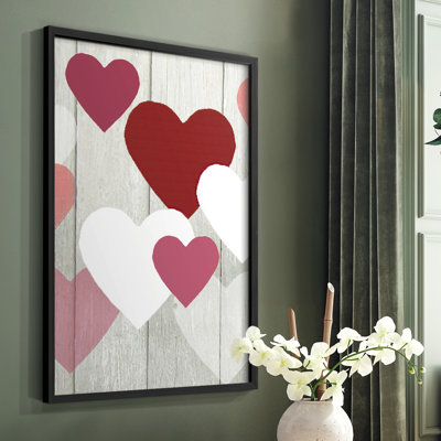 DIY DIY Collection F, reproduction encadrée - bois massif