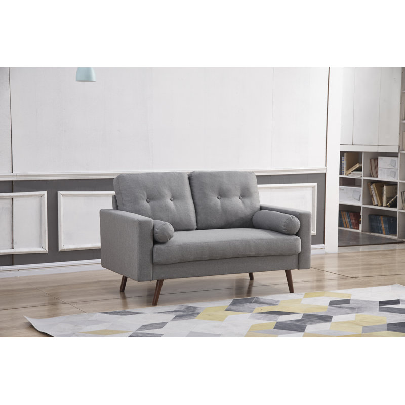Ensemble de salon 2 pièces Espana, Polyester gris clair
