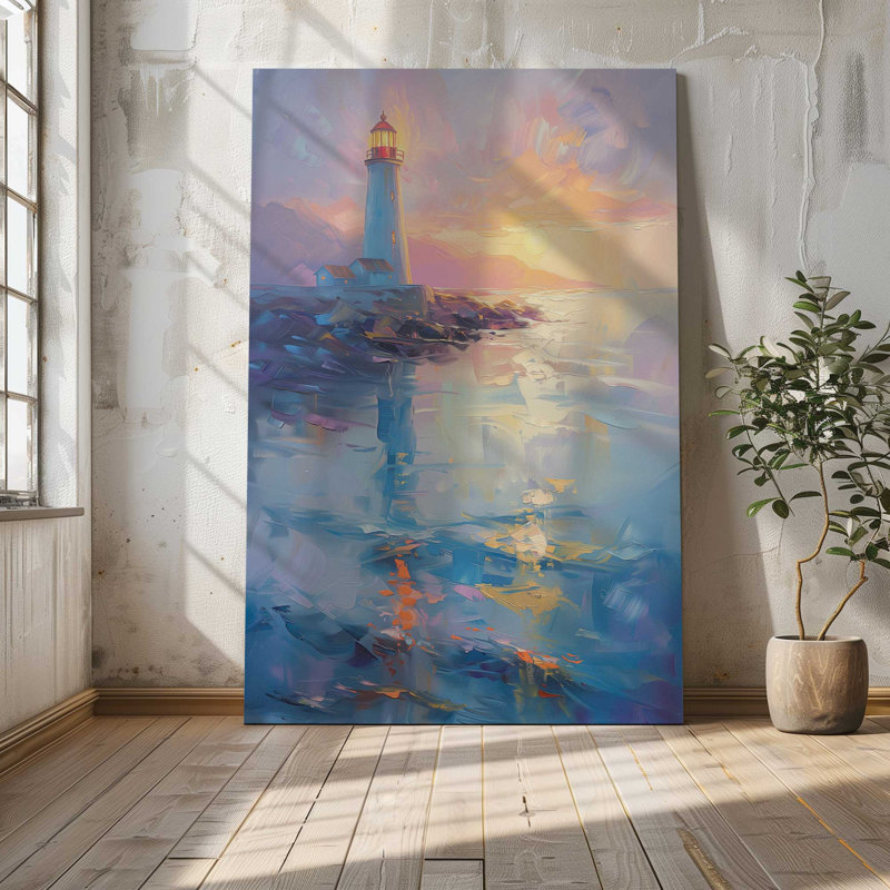 «Sunset Sail v2», grande impression sur toile, H 54 po x l 36 po