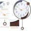 Horloge murale décorative avec pendule, mouvement à quartz silencieux, grand design moderne pour le salon, la cuisine, la chambre à coucher et la décoration intérieure