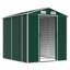 Breionny Garden Shed 191 x 215 x 198 cm Galvanised Steel