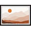 Connected Mountains - Single Picture Frame Painting-206516551