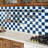 9" X 9" Peel & Stick Mosaic Tile,Vinyl Self Adhesive Tile for Kitchen Backsplash,10-sheet