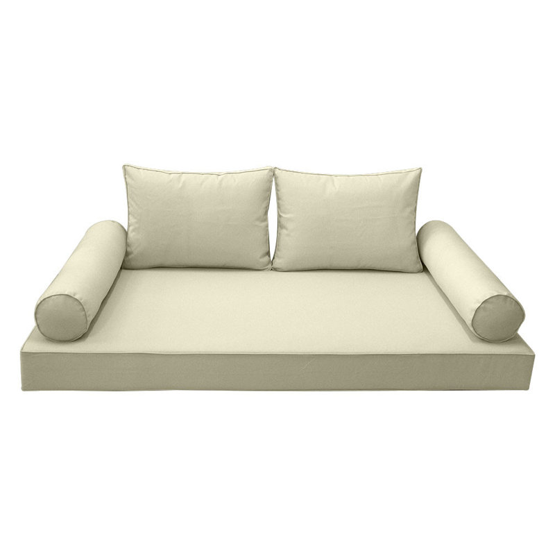 Outdoor Daybed Seat / Back Cushion, Milk White	