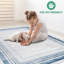 Tapis tissé et tissé en bleu 8 x 10 po