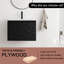 Meuble-lavabo simple 24,34 po avec plateau en céramique Guntor