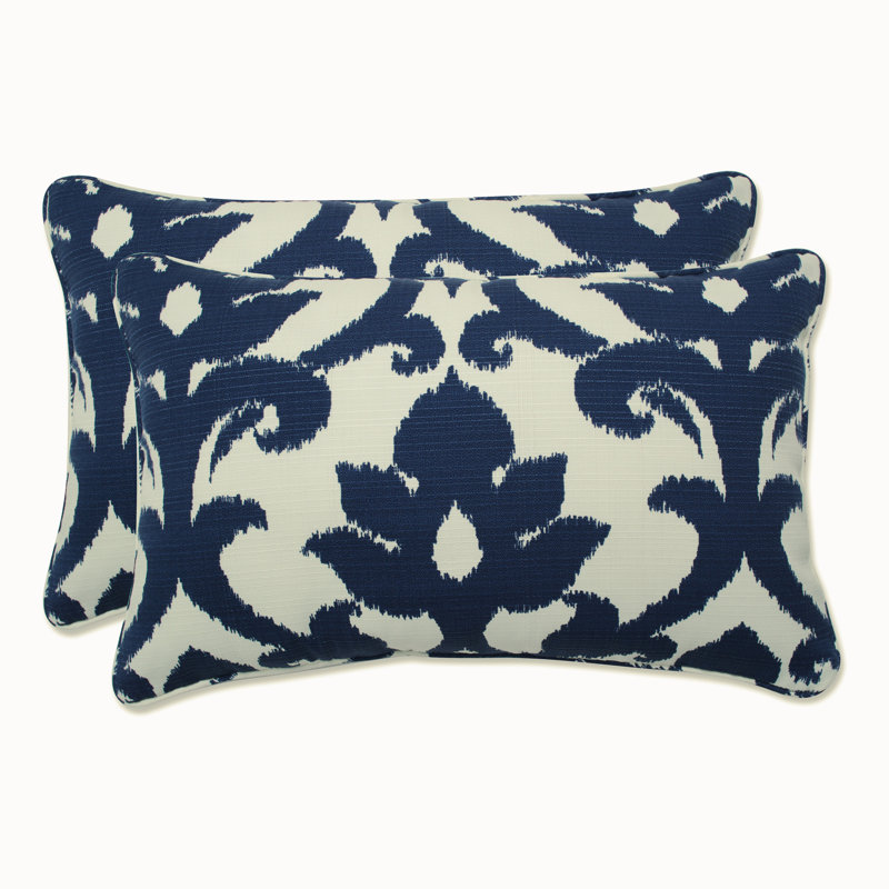 Housse et insert de coussin rectangulaire d'extérieur à cordon Bosco, Rectangle H 11,5 po x l 18,5 po x P 5 po
