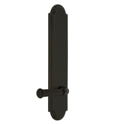 Grandeur Arc Tall Plate Passage with Georgetown Lever