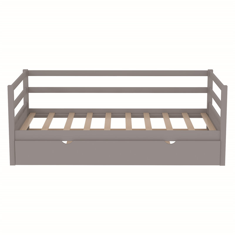 Blinera Twin Size Daybed with Trundle, Grey