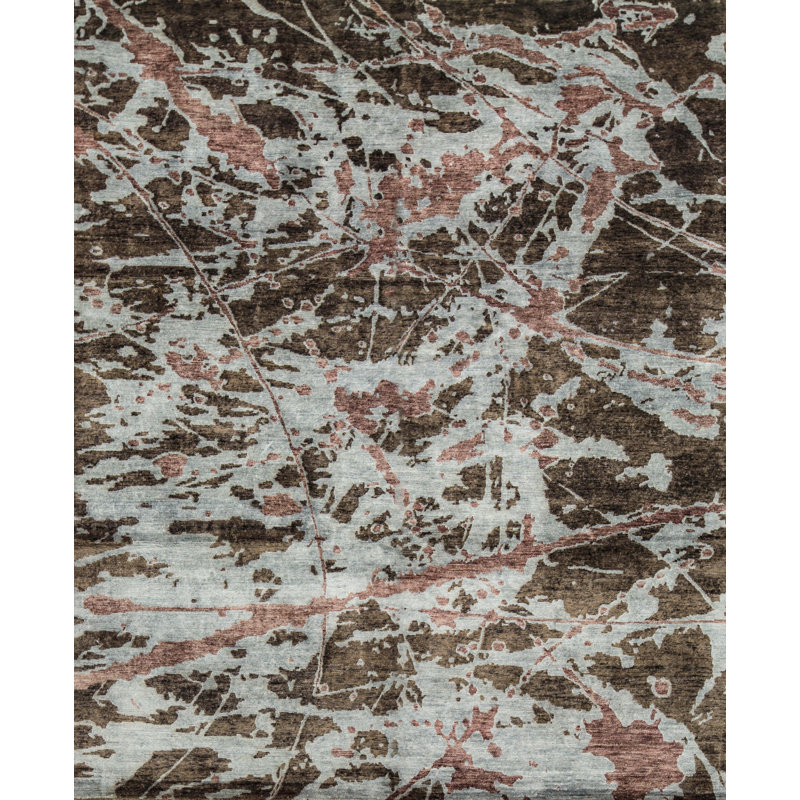 Hand-Knotted High-Quality Multi-Colored Area Rug