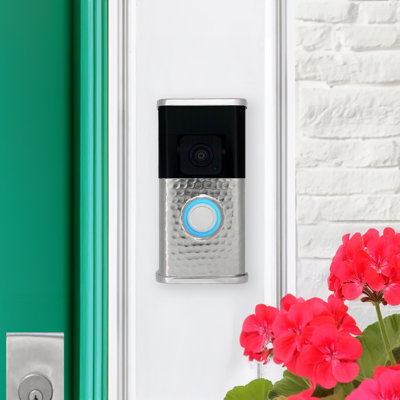 Housse de sonnette martelée vidéo (Ring 3, 3 Plus, 4, Batterie Plus, compatible Batterie Pro)