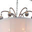Lustre tambour 4 lumières Cornman