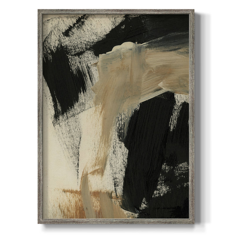 «Baked Paintstrokes IV», reproduction encadrée - bois massif, H 30 po x l 24 po