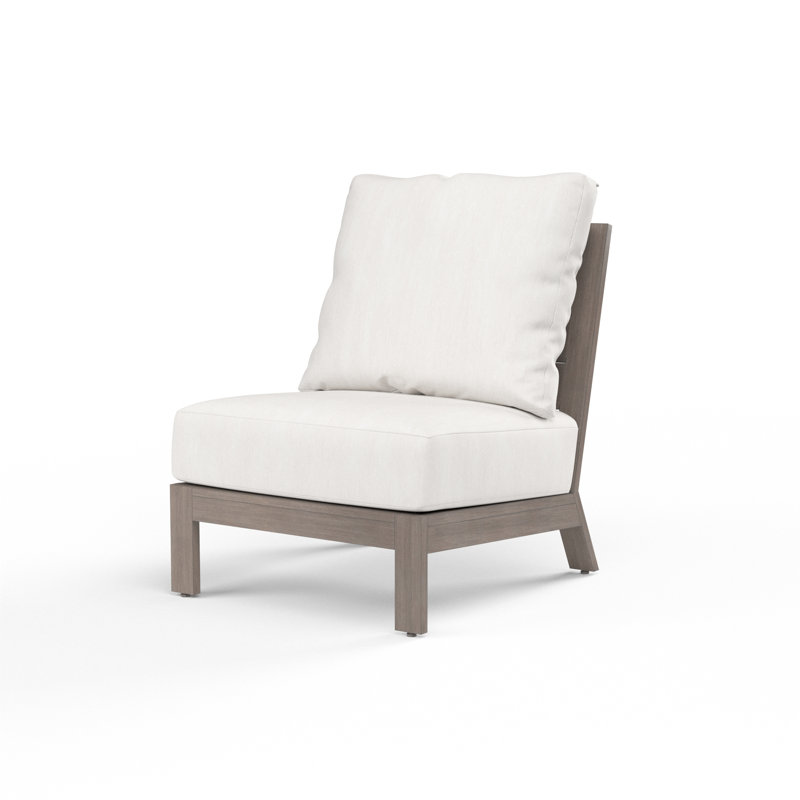 Laguna Outdoor Lounge Chair, Canvas Flax Sunbrella®