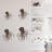"Jellyfish" - Nautical Animals Iron Sculpture Metal Wall Art Modern Decor-94207771-94207769