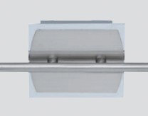 Beaudry 2cm H Glass Bell Track Head Shade in Transparent
