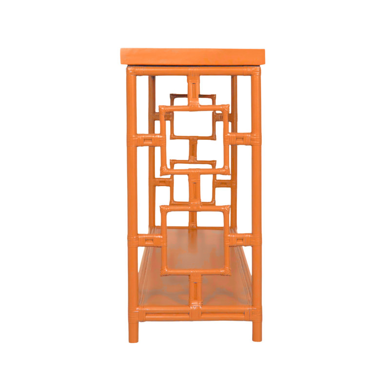 Sobe 60'' W Console Table, Citrus Orange