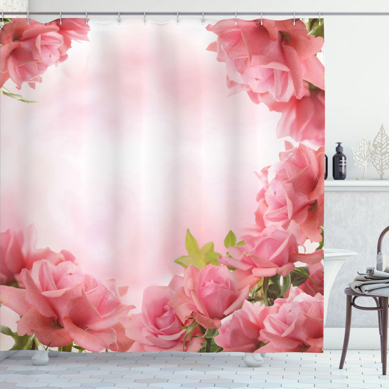 Shower Curtain with Hooks Included