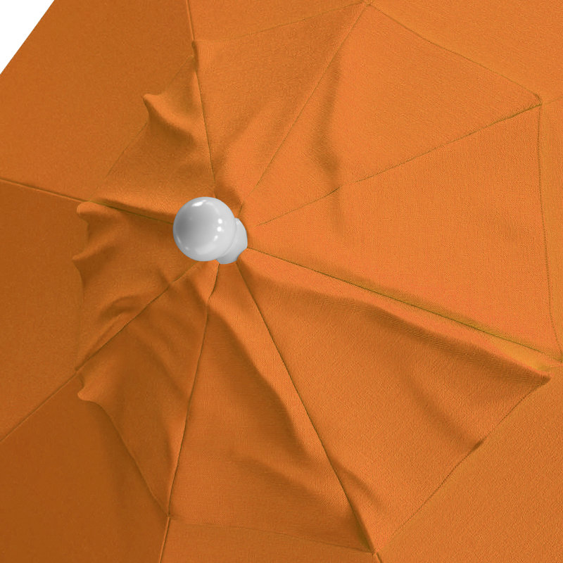 Parasol en bois gris 11 pi, Tangerine