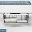 Buckingham Under Shelf Storage Organizing Basket-1239822963