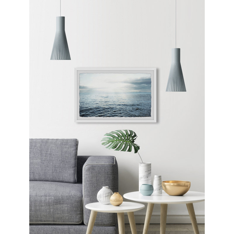 Deep as the Ocean 1 Piece Single Picture Frame Wall Art, 61cm H x 91cm W x 3.81cm D