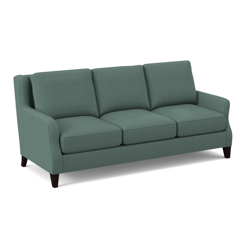 Savannah 84" Flared Arm Sofa, Connelly Peacock