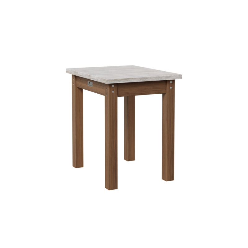 Berlin Gardens Economy End Table, Antique Mahogany, Seashell