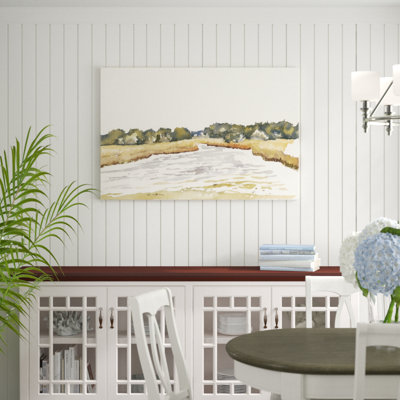Minimalist Coastline II by Dianne Miller - Painting Print