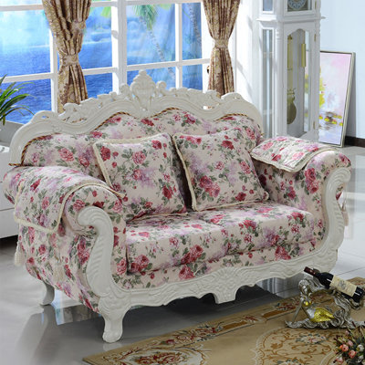 European-style light luxury fabric sofa.